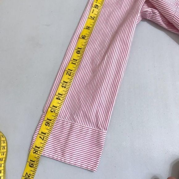 J Crew Haberdashery Small Striped Button Front Top - Picture 5 of 8